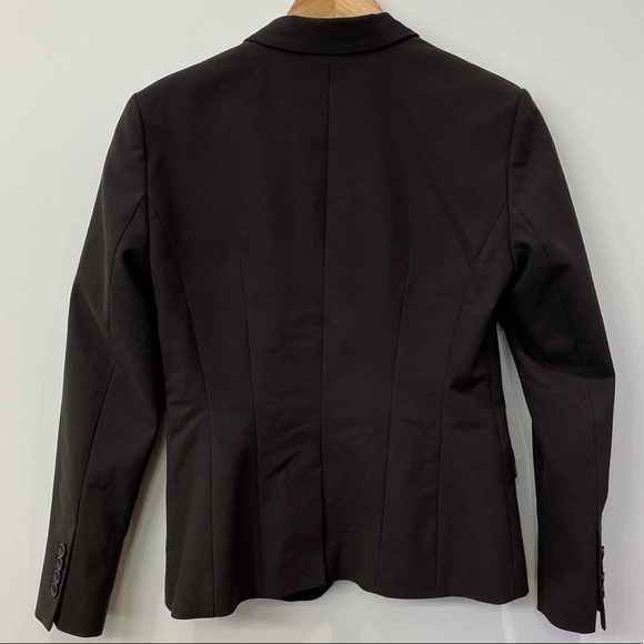 RW&CO, Brown, Blazer, One Button, Size 4 - Picture 2 of 6